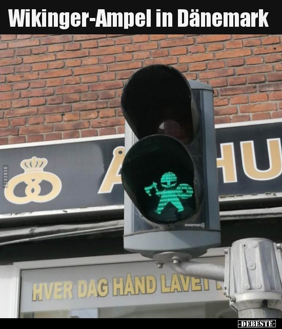 Wikinger-Ampel in Dänemark.. - Lustige Bilder | DEBESTE.de