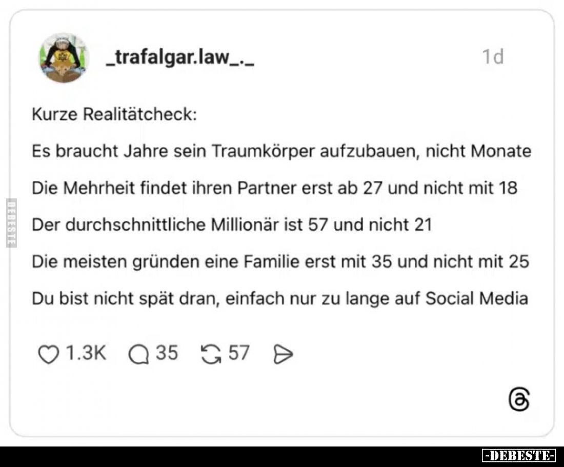 Kurze Realitätcheck: Es braucht Jahre sein Traumkörper.. - Lustige Bilder | DEBESTE.de