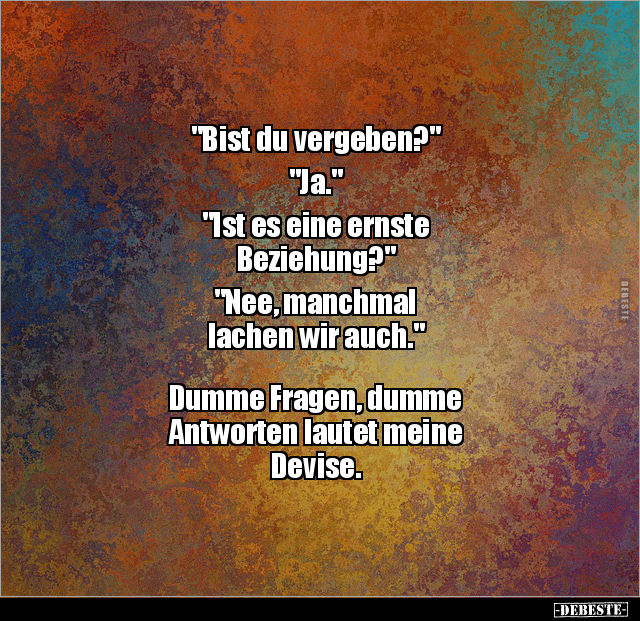 "Bist du vergeben?".. - Lustige Bilder | DEBESTE.de