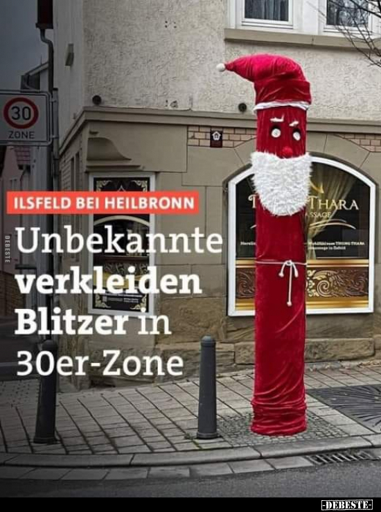 Unbekannte verkleiden Blitzer in 30er-Zone... - Lustige Bilder | DEBESTE.de