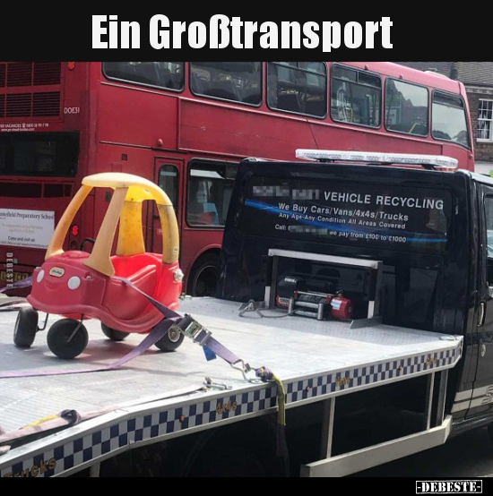Ein Großtransport..