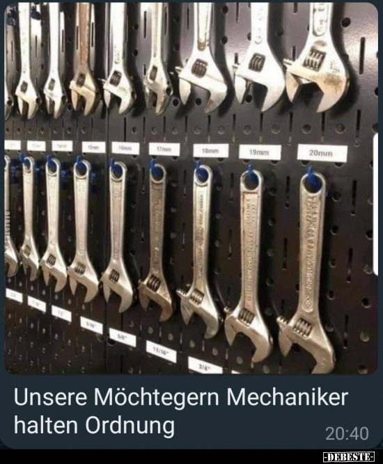 Unsere Möchtegern Mechaniker halten Ordnung.. - Lustige Bilder | DEBESTE.de