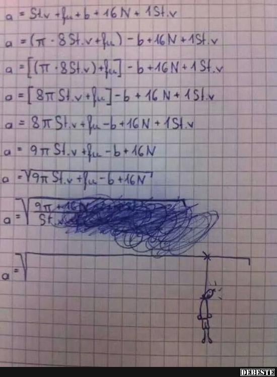 Mathematik... :)