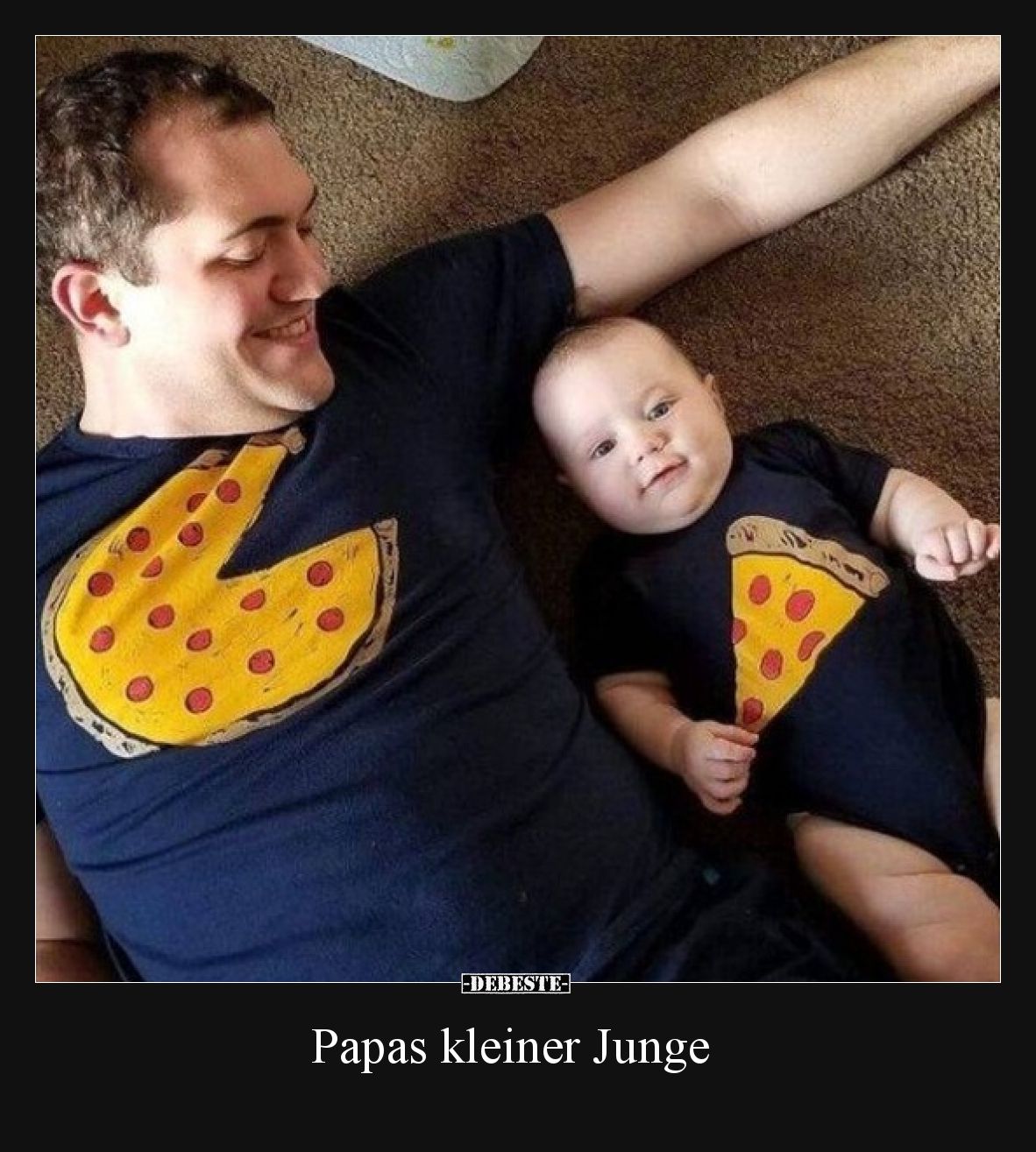Papas kleiner Junge