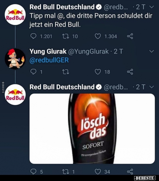 Tipp mal @, die dritte Person schuldet dir jetzt ein Red.. - Lustige Bilder | DEBESTE.de