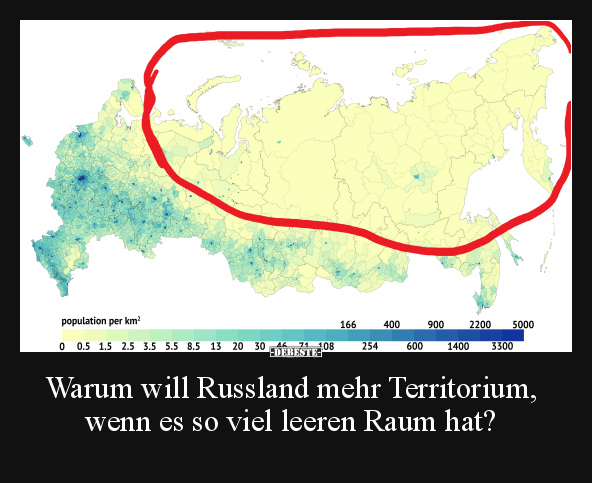 Warum will Russland mehr Territorium, wenn es so viel.. - Lustige Bilder | DEBESTE.de