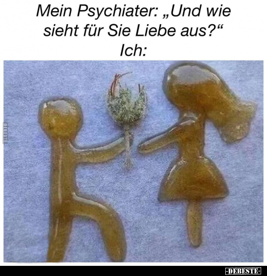Mein Psychiater: "Und wie sieht für Sie Liebe aus?".. - Lustige Bilder | DEBESTE.de