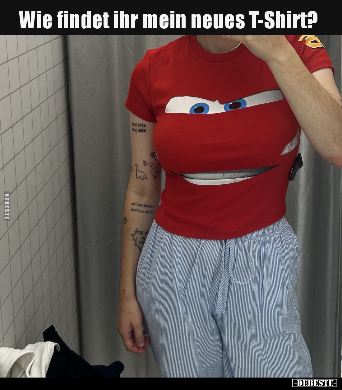Wie findet ihr mein neues T-Shirt?