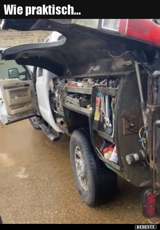 Wie praktisch...