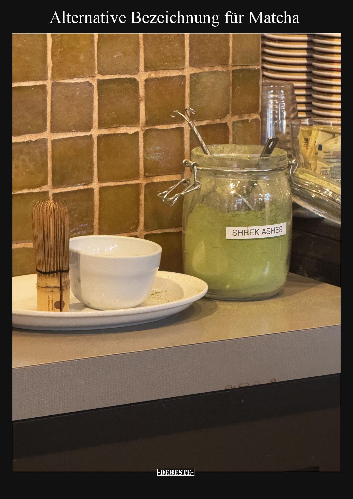 Alternative Bezeichnung für Matcha