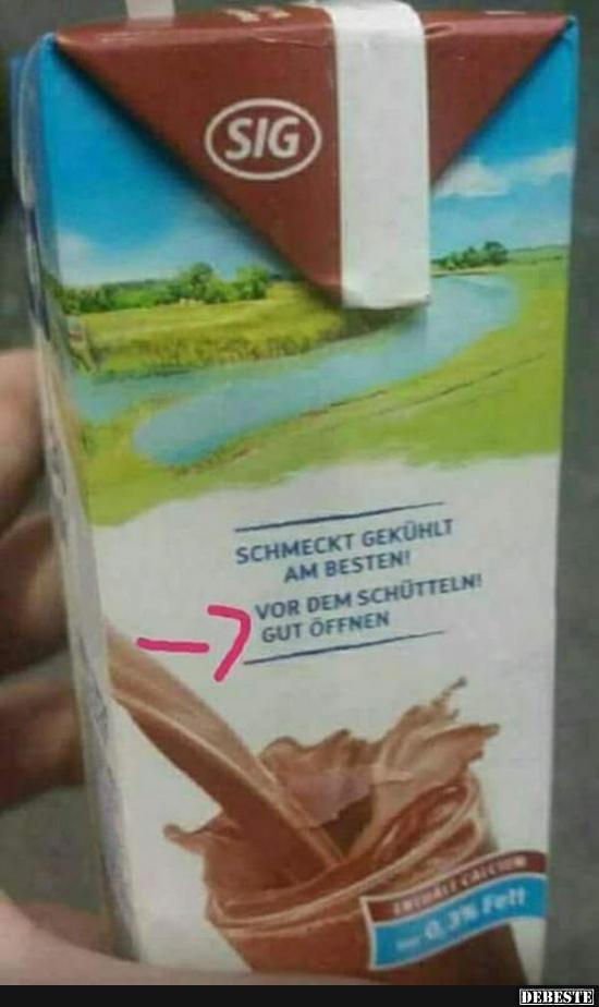 Na super, jetzt kann ich aufwischen.. :)