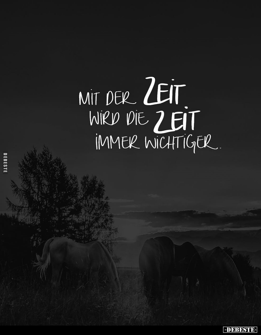 Mit der Zeit wird die Zeit immer wichtiger..