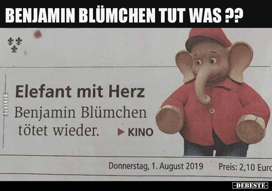 Benjamin Blümchen tut was??