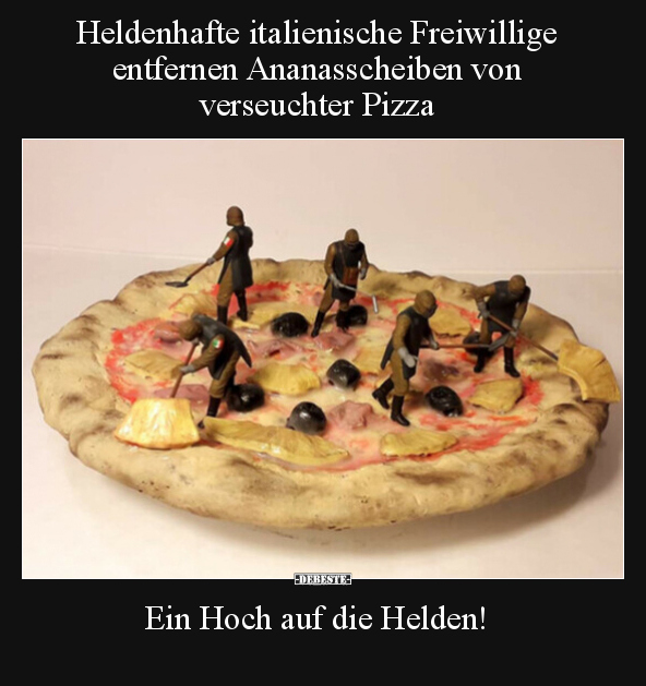 Heldenhafte italienische Freiwillige entfernen.. - Lustige Bilder | DEBESTE.de