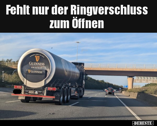 Fehlt nur der Ringverschluss zum Öffnen.. - Lustige Bilder | DEBESTE.de