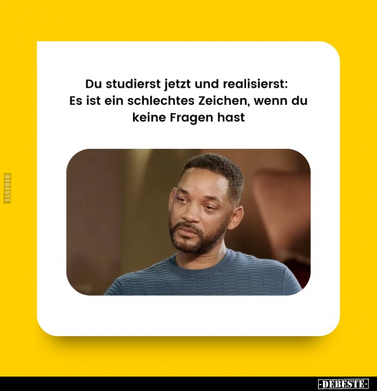 Du studierst jetzt und realisierst: Es ist ein schlechtes.. - Lustige Bilder | DEBESTE.de