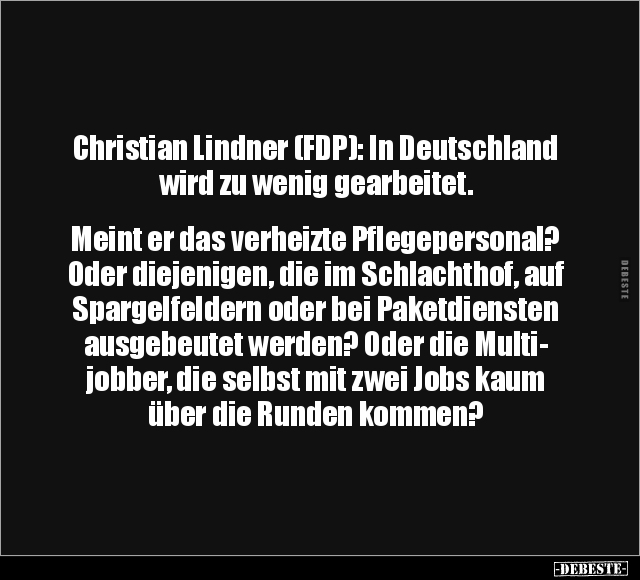 Christian Lindner (FDP): In Deutschland wird zu wenig.. - Lustige Bilder | DEBESTE.de