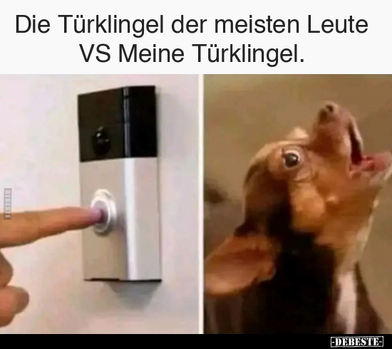 Die Türklingel der meisten Leute VS Meine Türklingel... - Lustige Bilder | DEBESTE.de