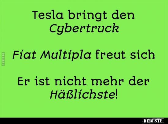 Tesla bringt den Cybertruck.. - Lustige Bilder | DEBESTE.de