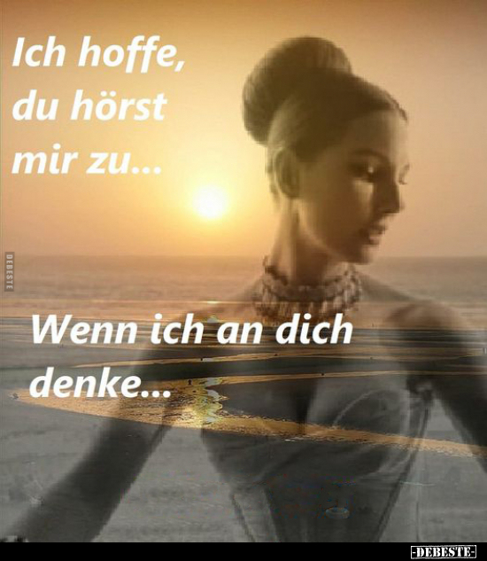 Ich hoffe, du hörst mir zu...  - Lustige Bilder | DEBESTE.de