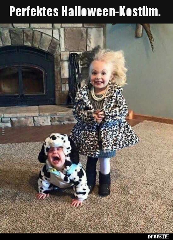 Perfektes Halloween-Kostüm...