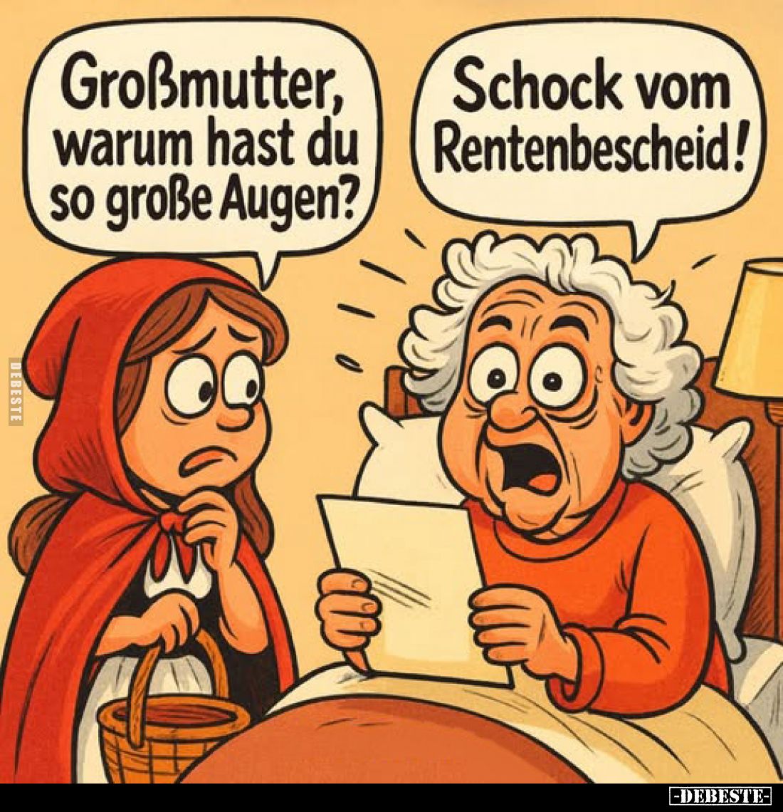 Großmutter, warum hast du so große Augen?... - Lustige Bilder | DEBESTE.de