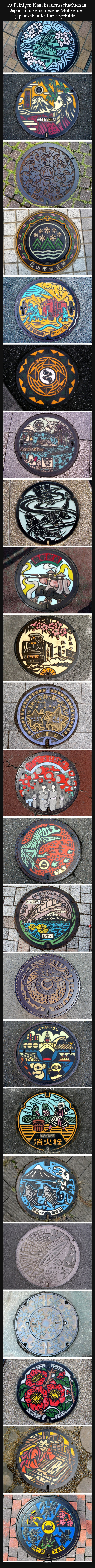 Auf einigen Kanalisationsschächten in Japan sind.. - Lustige Bilder | DEBESTE.de
