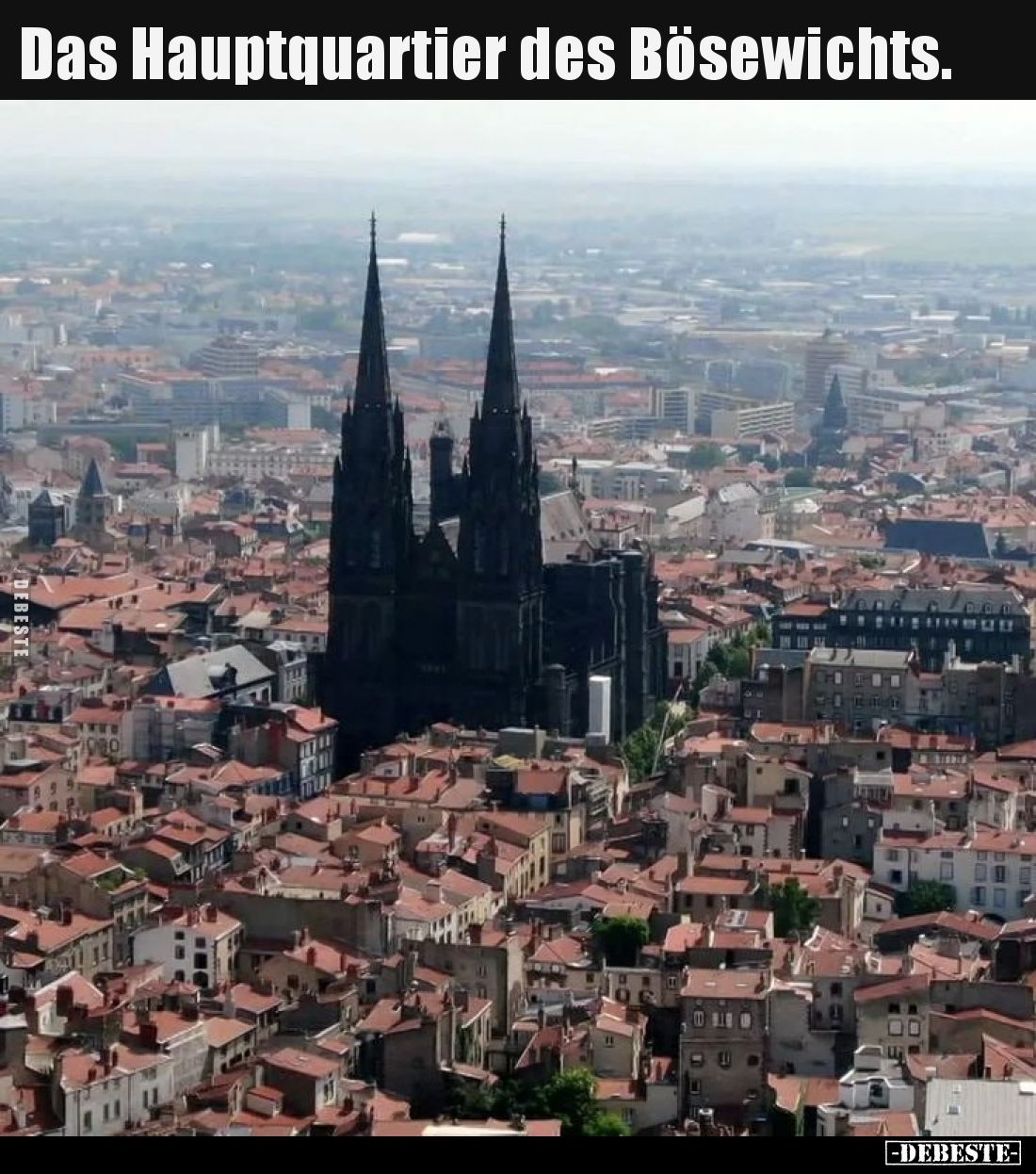 Das Hauptquartier des Bösewichts.