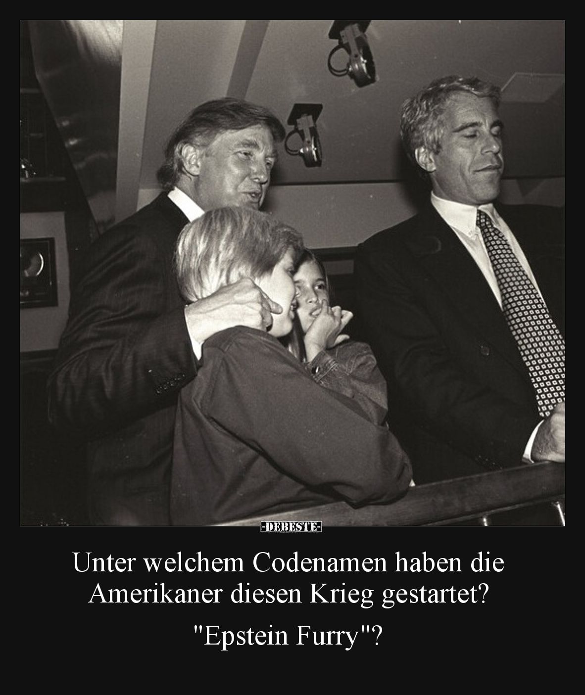 Unter welchem Codenamen haben die Amerikaner diesen Krieg gestartet? Epstein Furry?