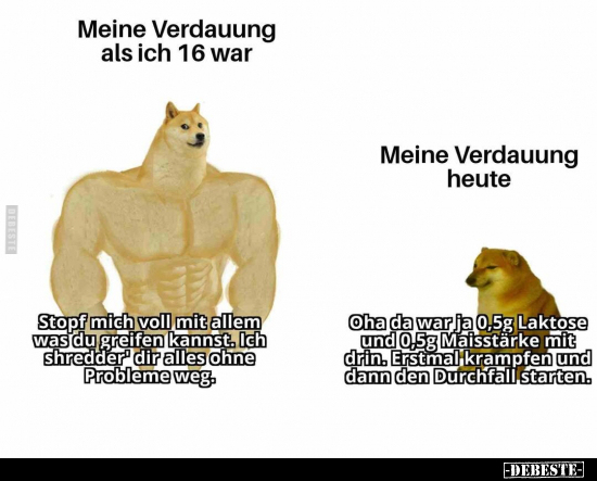 Meine Verdauung als ich 16 war