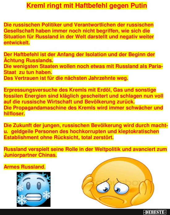 Putin und der Untergang der russischen Föderation - Lustige Bilder | DEBESTE.de