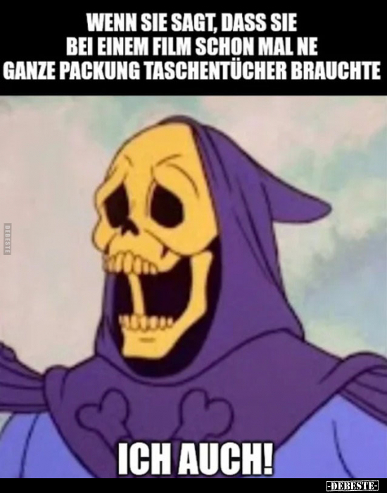 Wenn, Film, Taschentücher