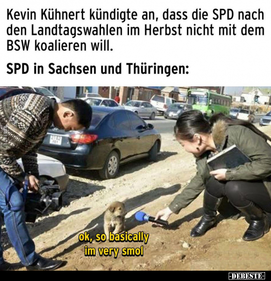 Kevin Kühnert kündigte an.. - Lustige Bilder | DEBESTE.de