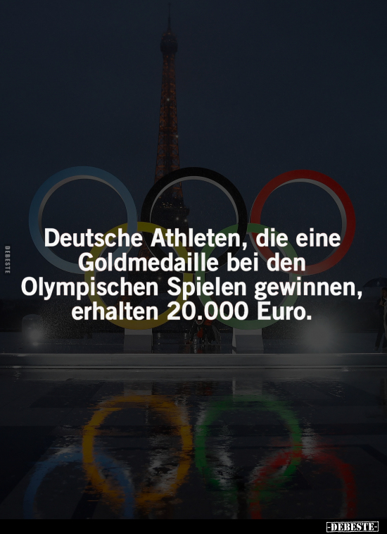 Deutsche Athleten, die eine Goldmedaille.. - Lustige Bilder | DEBESTE.de