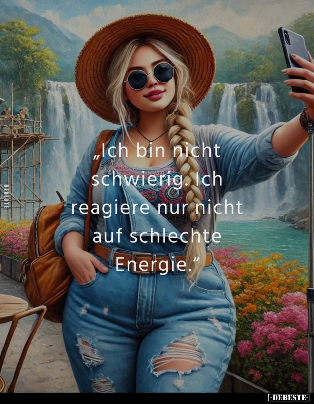 Ich bin nicht schwierig. Ich reagiere nur nicht auf schlechte Energie.