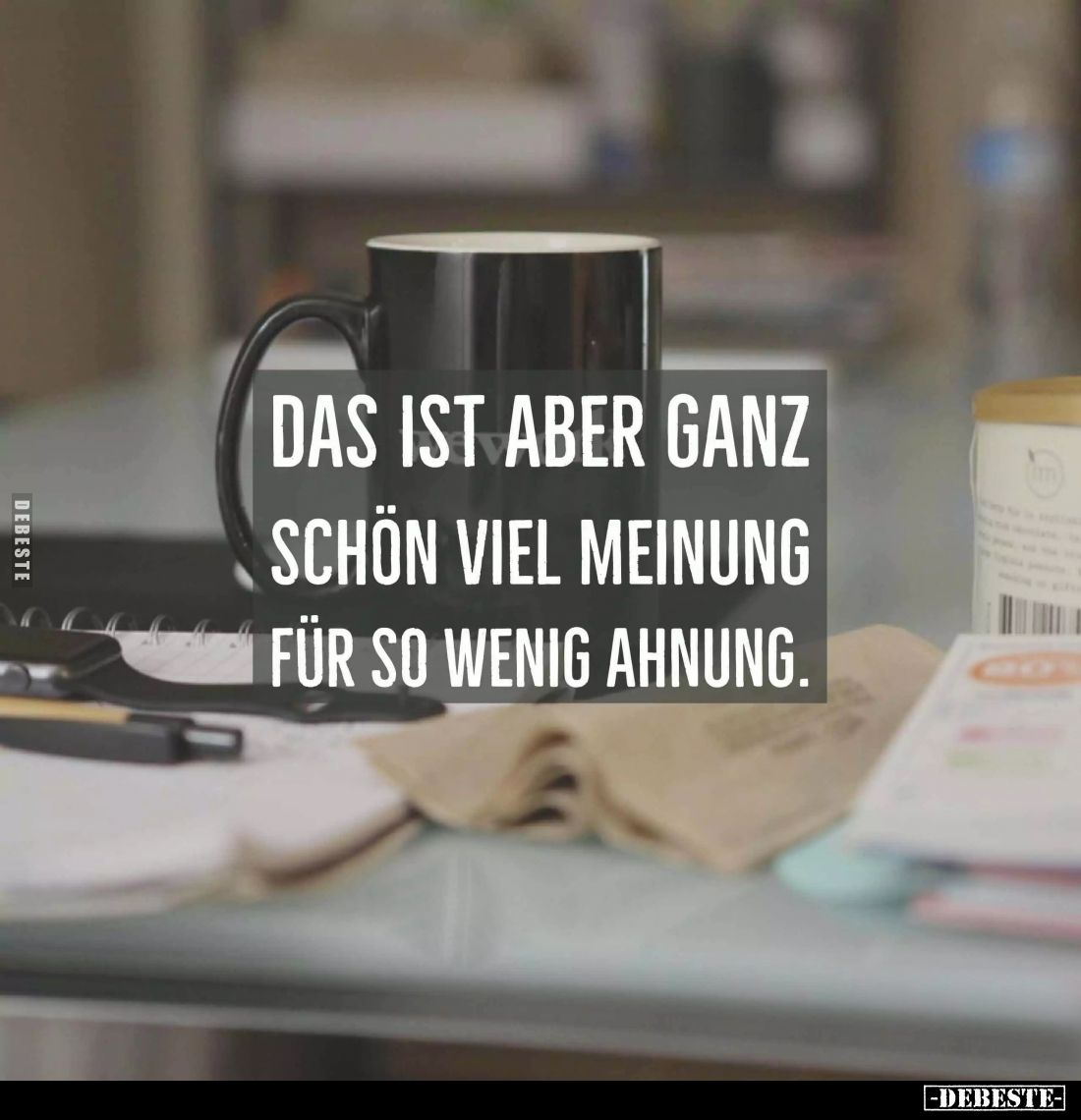 Das ist aber ganz schön viel Meinung für so wenig Ahnung.