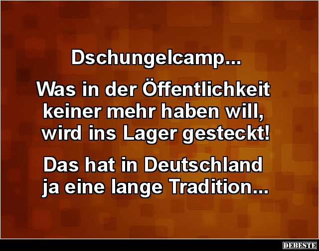 Dschungelcamp.. - Lustige Bilder | DEBESTE.de