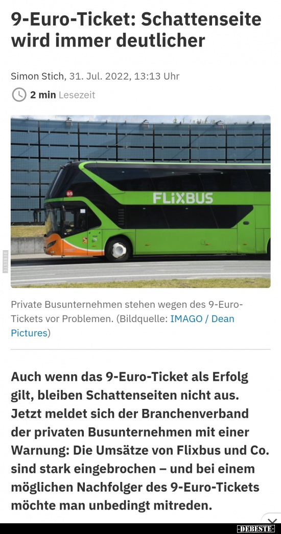 9-Euro-Ticket: Schattenseite wird immer deutlicher.. - Lustige Bilder | DEBESTE.de