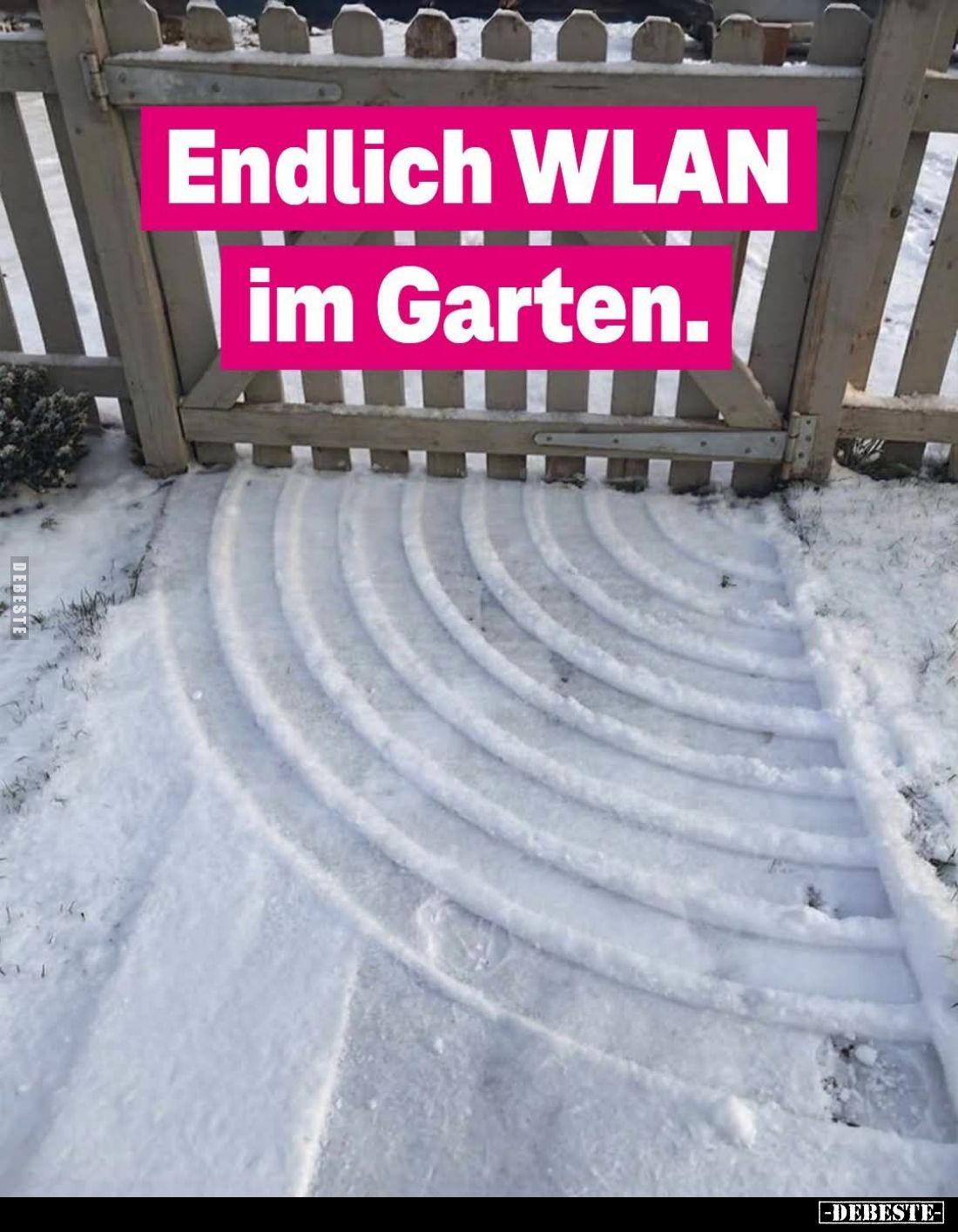 Endlich WLAN
im Garten.
