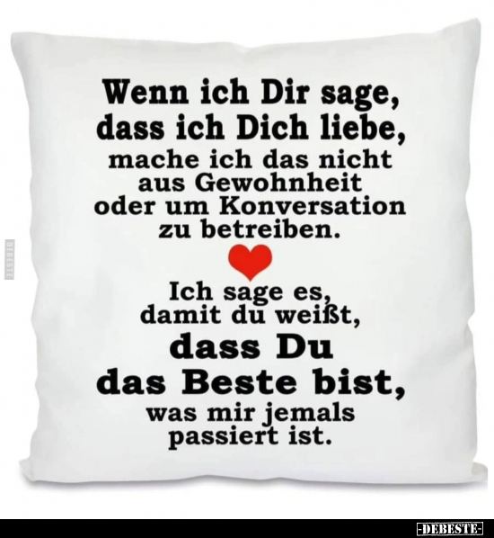 Wenn, Liebe, Das Beste