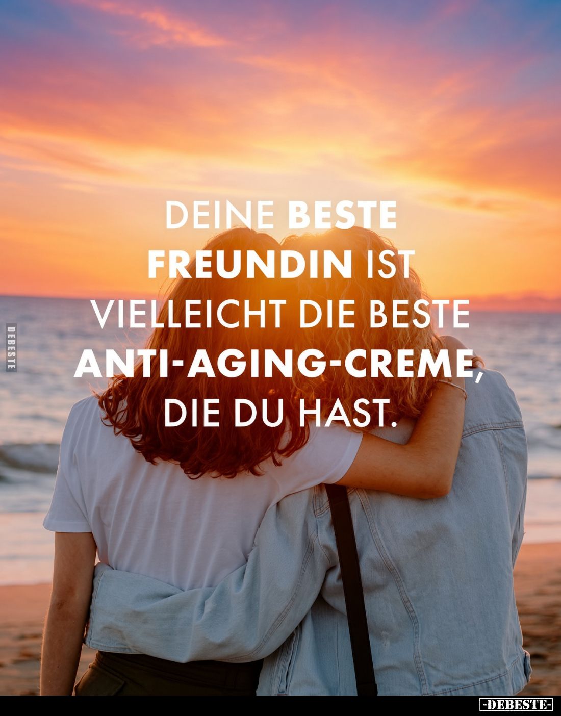 Deine beste Freundin ist vielleicht die beste Anti-Aging-Creme, die du hast.