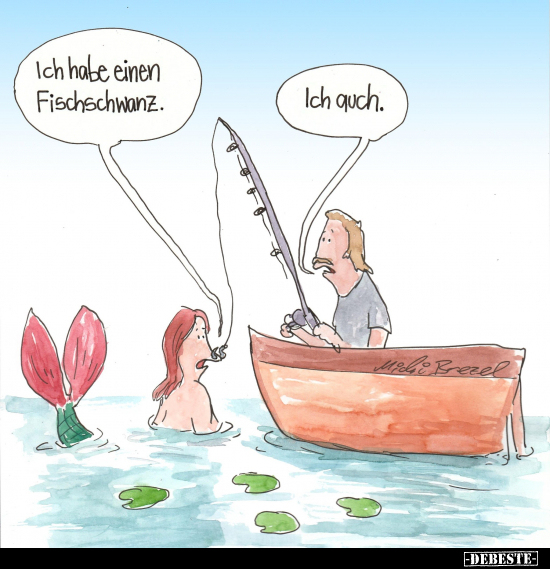 Ich habe einen Fischschwanz.. - Lustige Bilder | DEBESTE.de