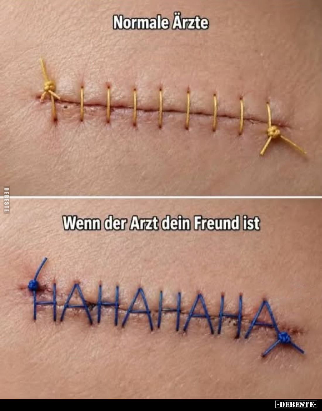 Normale Ärzte. -
Wenn der Arzt dein Freund ist.