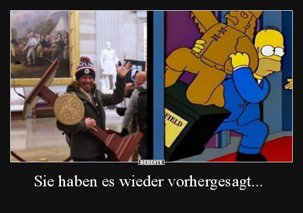 Sie haben es wieder vorhergesagt...