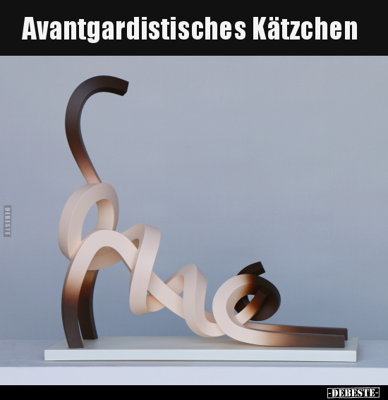 Avantgardistisches Kätzchen..