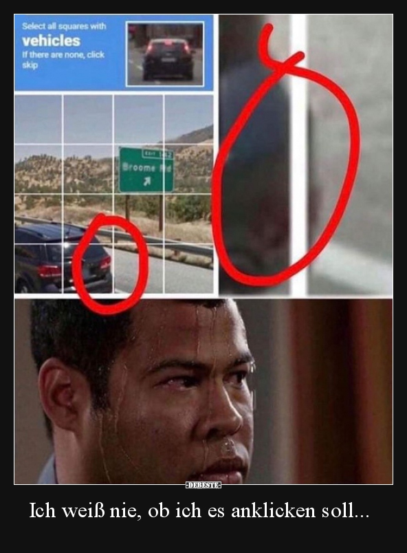 Ich weiß nie, ob ich es anklicken soll...