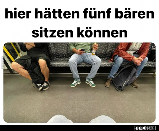 Hier hätten fünf Bären sitzen können... - Lustige Bilder | DEBESTE.de