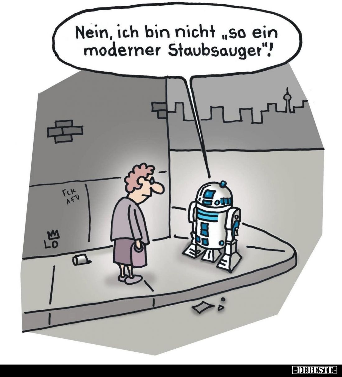 Nein, ich bin nicht "so ein moderner Staubsauger"!