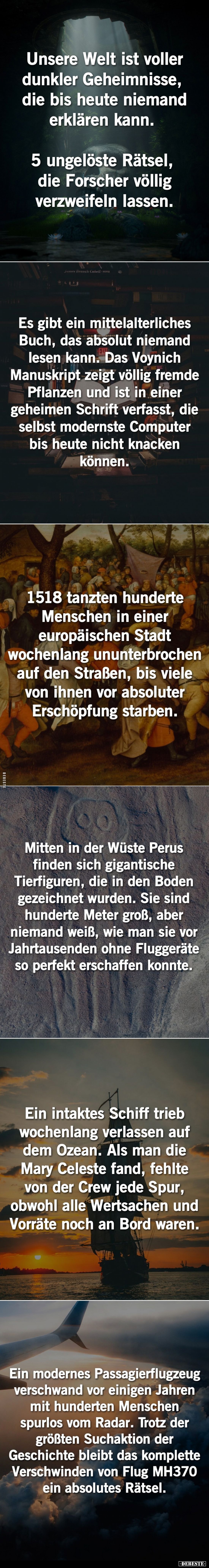 Unsere Welt ist voller dunkler Geheimnisse, die bis heute niemand erklären kann.
5 ungelöste Rätsel, die Forscher völlig ver...