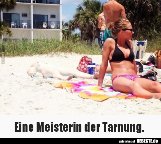 Eine Meisterin der Tarnung...